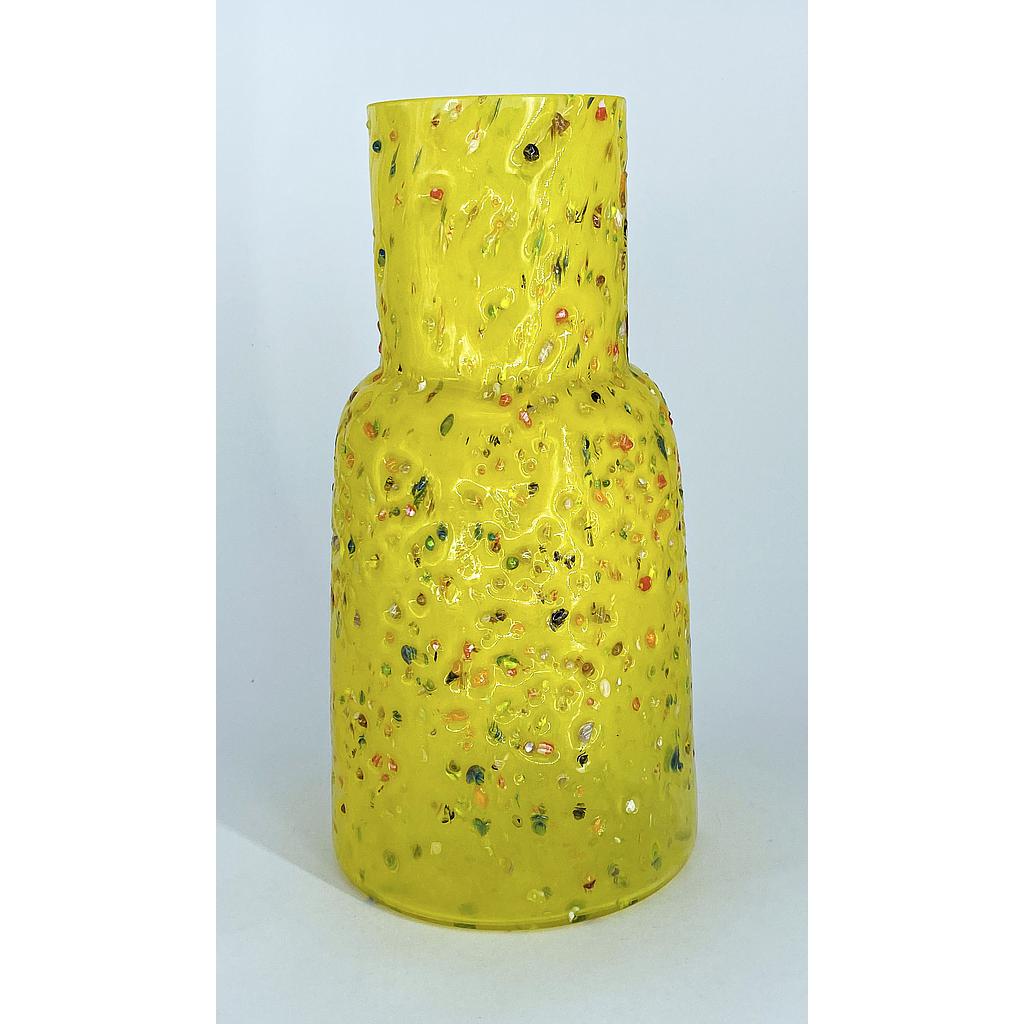 FLORERO VIDRIO CON CUELLO 4HM31-12 (14.5 x 28cm)