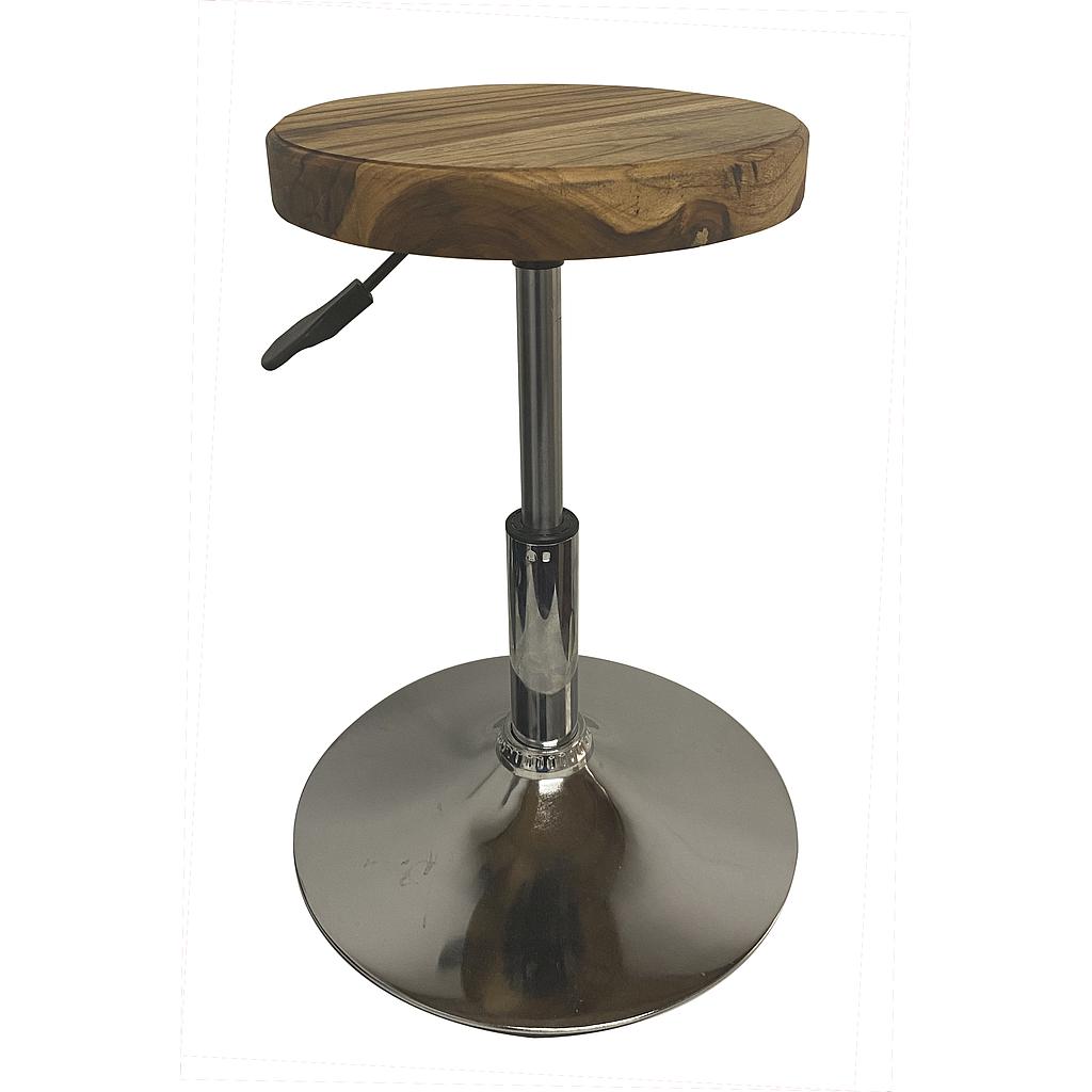 TABURETE BAJO ASIENTO MADERA TECA NH202412 (52cm)