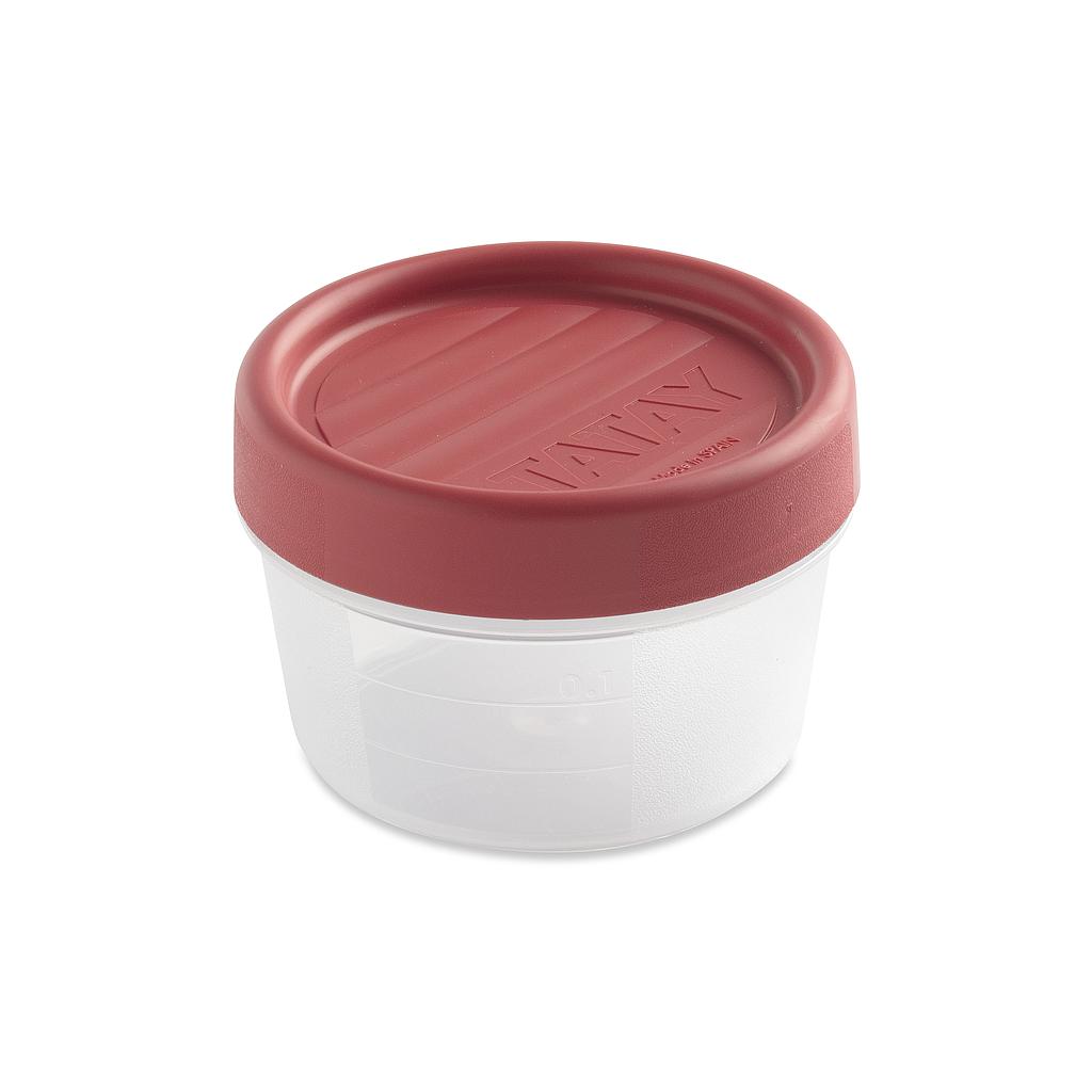 CONTENEDOR ALIM. TWIST ROJO ARANDANO 1160704 (8.5 x 8.5 x 6cm / 0.2lt)