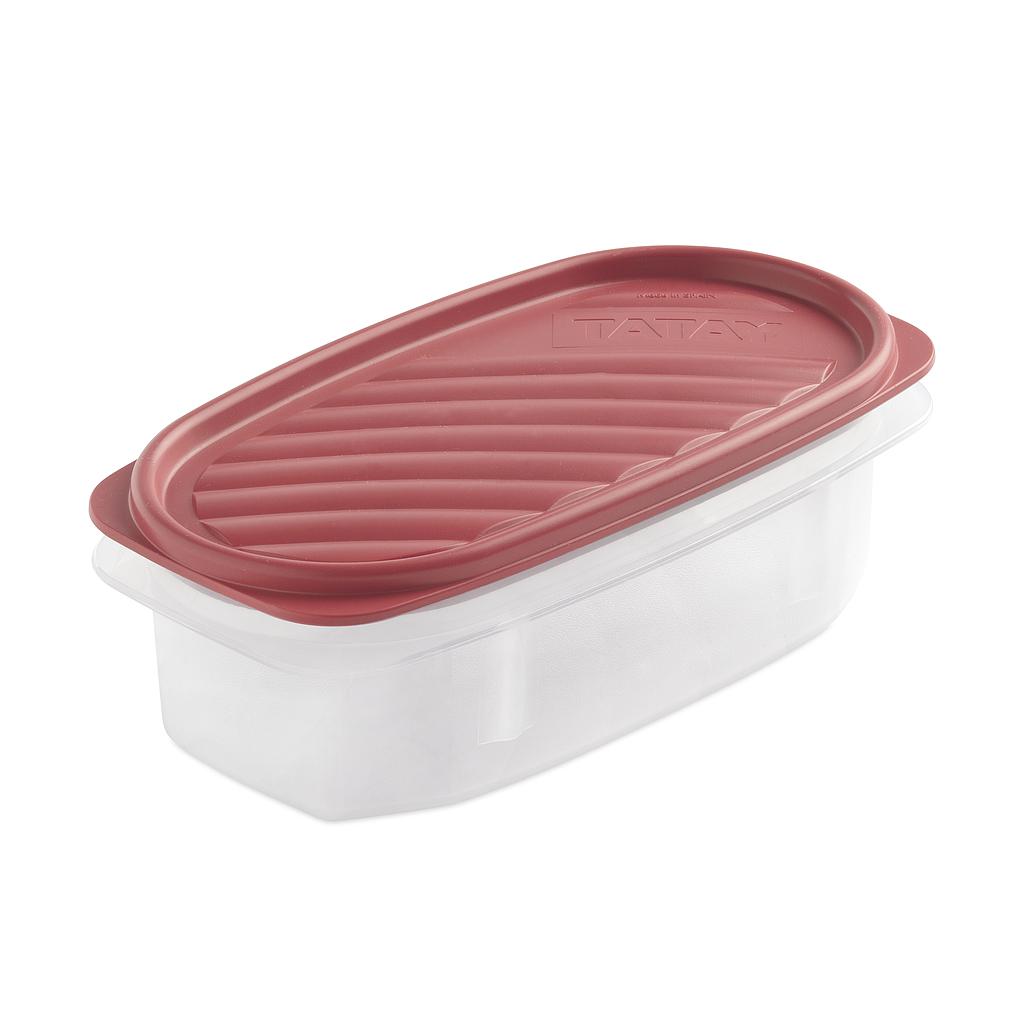 CONTENEDOR ALIM. TOP FLEX  ROJO ARANDANO 1163004 (18.4 x 9.7 x 6.1cm / 0.5lt)