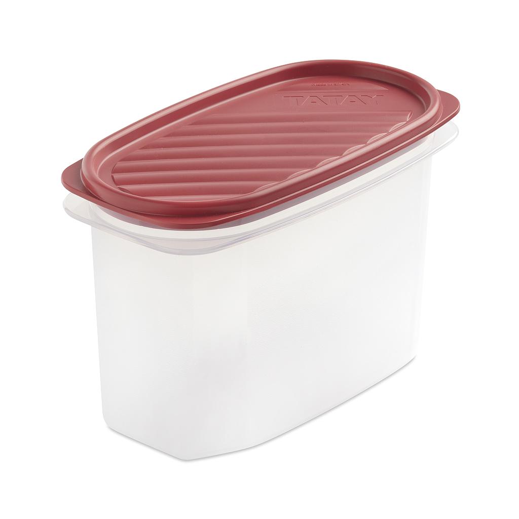 CONTENEDOR ALIM. TOP FLEX ROJO ARANDANO 1163104 (18.4 x 9.7 x 12.2cm /1.2lt)