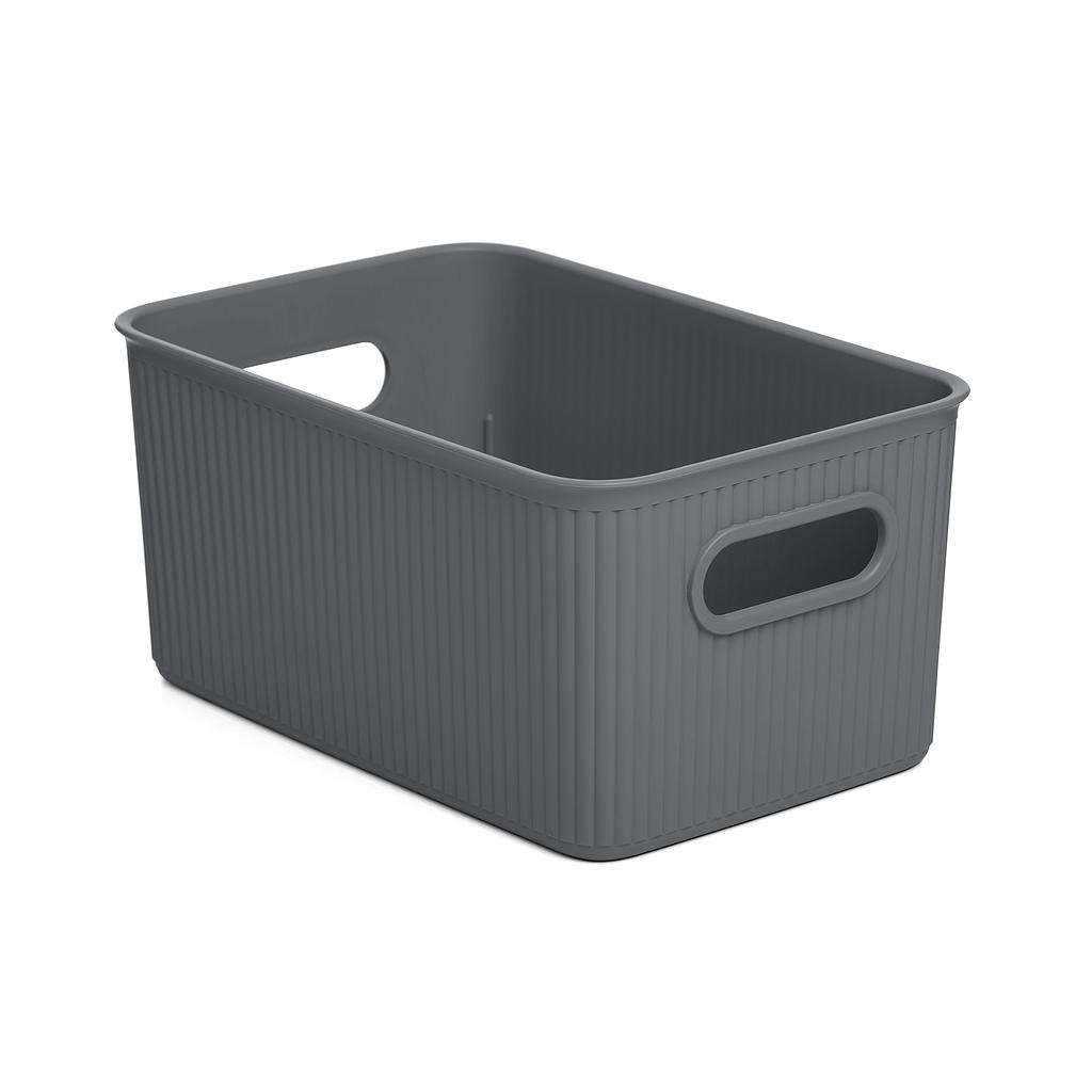 CONTENEDOR MULTIUSO BAOBAB GRIS ANTRACITA 7010214 (18.1 x 27.2 x 13cm / 5lt)