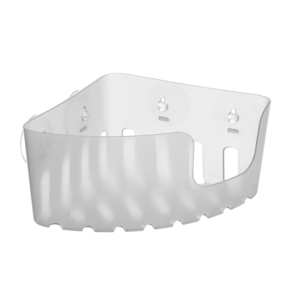 ORGANIZADOR CESTILLO CON VENTOSAS GLACE 4520302 (20 x 20 x 11cm)