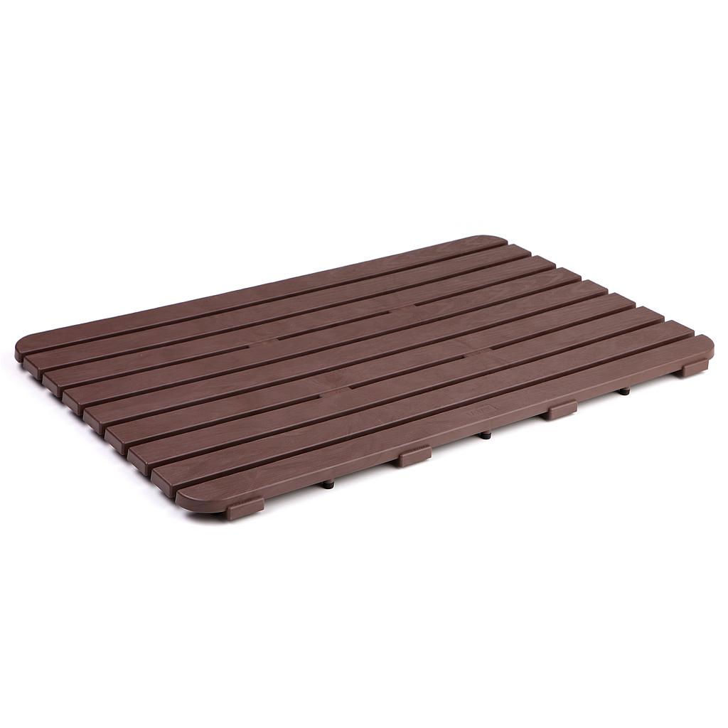 TARIMA ANTIDESLIZANTE DE DUCHA OSCURA 5530100 (80 x 50cm)