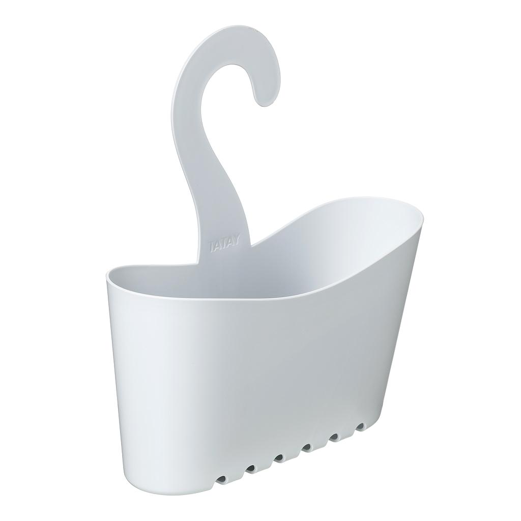 CONTENEDOR CESTILLO PARA BANO STANDARD BLANCO 6608701 (25 x 9 x 28cm)