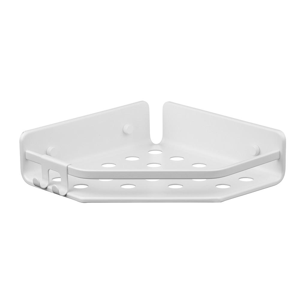 CONTENEDOR CESTILLO ESQUINERO SERENITY BLANCO 6609101 (20 x 20 x 5.5cm)