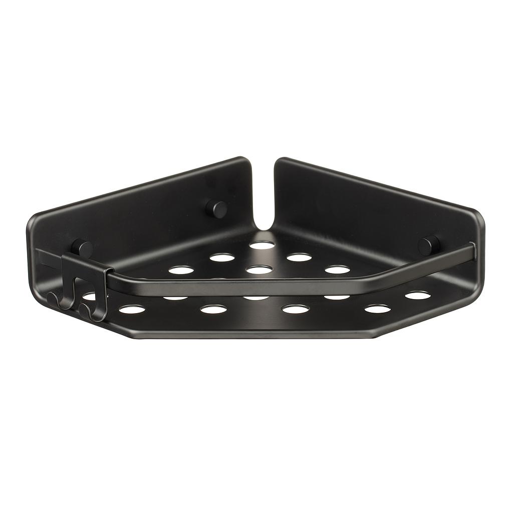CONTENEDOR CESTILLO ESQUINERO SERENITY NEGRO 6609127 (20 x 20 x 5.5cm)