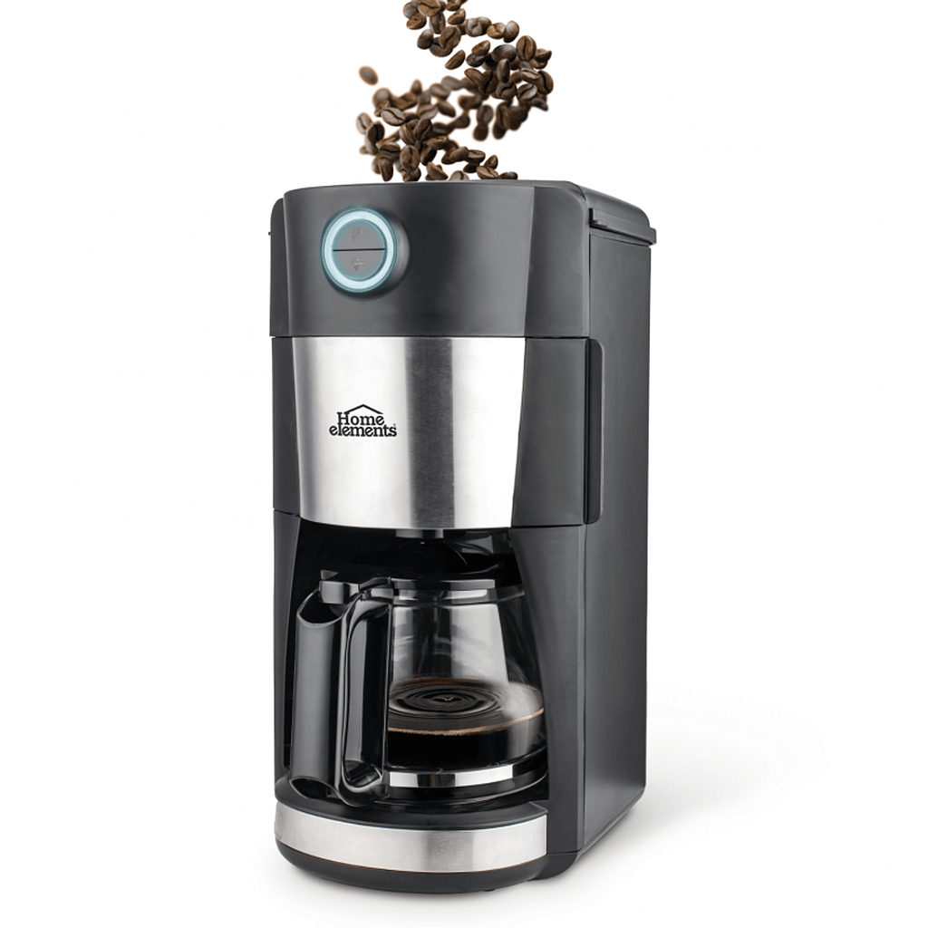 CAFETERA ELECTRICA Y MOLEDOR 12 TAZAS 2 EN 1 HE1071