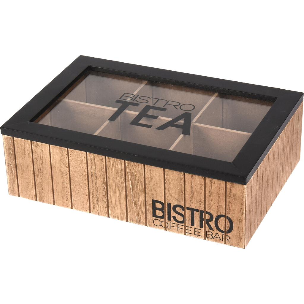 CAJA PARA SOBRES DE TE DISENO BISTRO HZ1940010 (24 x 16.5 x 7.5cm)