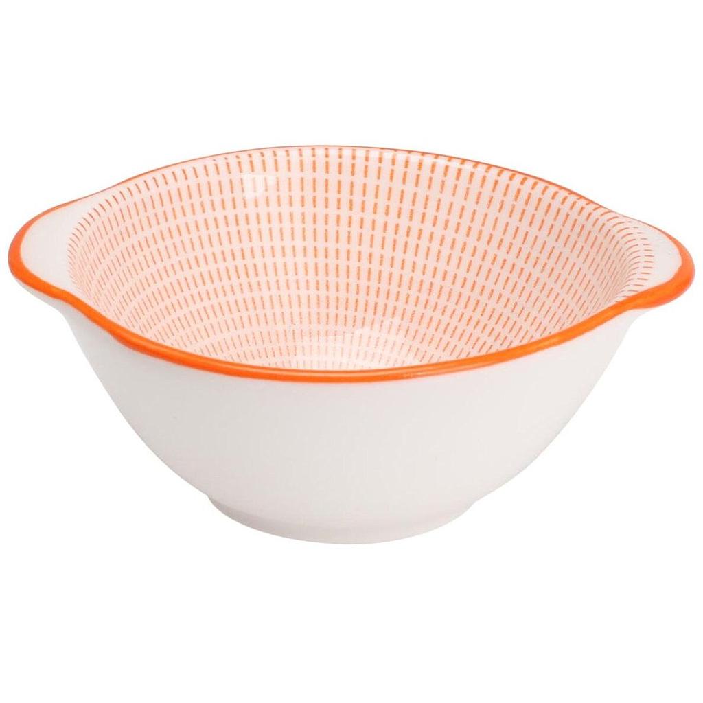 BOWL PARA TAPAS DISEÑO LINEAS NARANJA 798000120B (15cm)