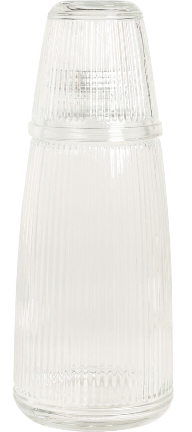 BOTELLA DE VIDRIO CON VASO ROSCA CD1200130 (1000ml)