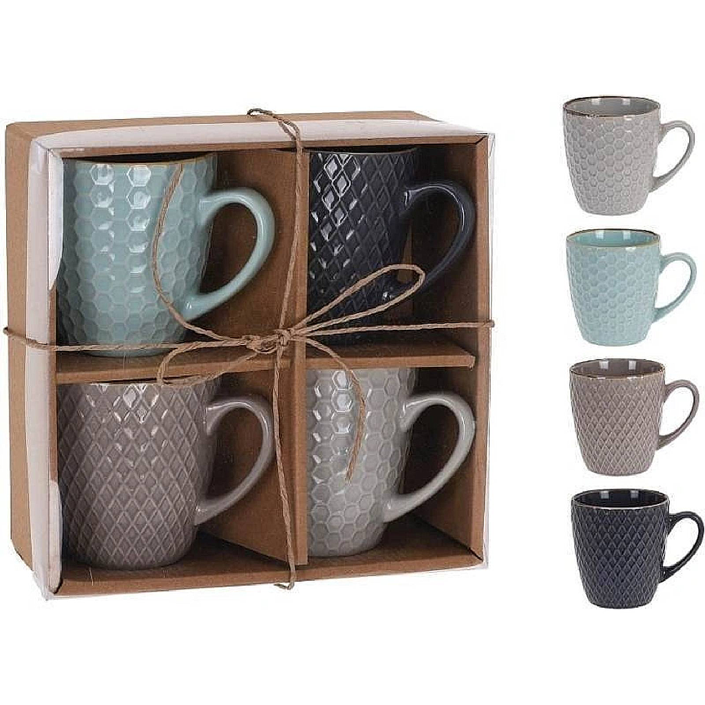 SET JARRITAS MUG PANAL 4PZS Q96000290 (200ml)