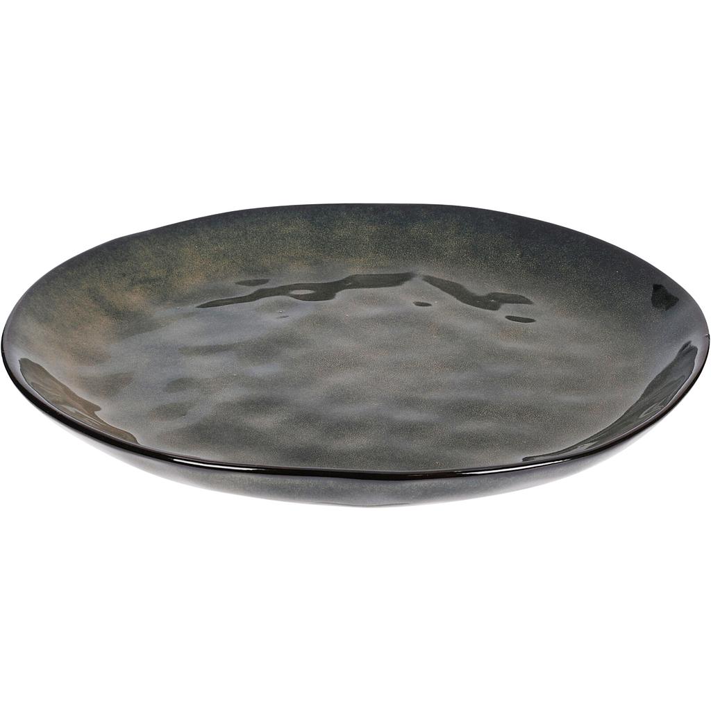 PLATO TENDIDO NEGRO BRILLANTE Q99000050 (26.5cm)