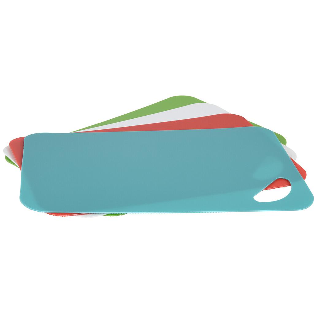 SET TABLAS DE PICAR VARIOS COLORES 4PZS 101001330 (19 x 29cm)