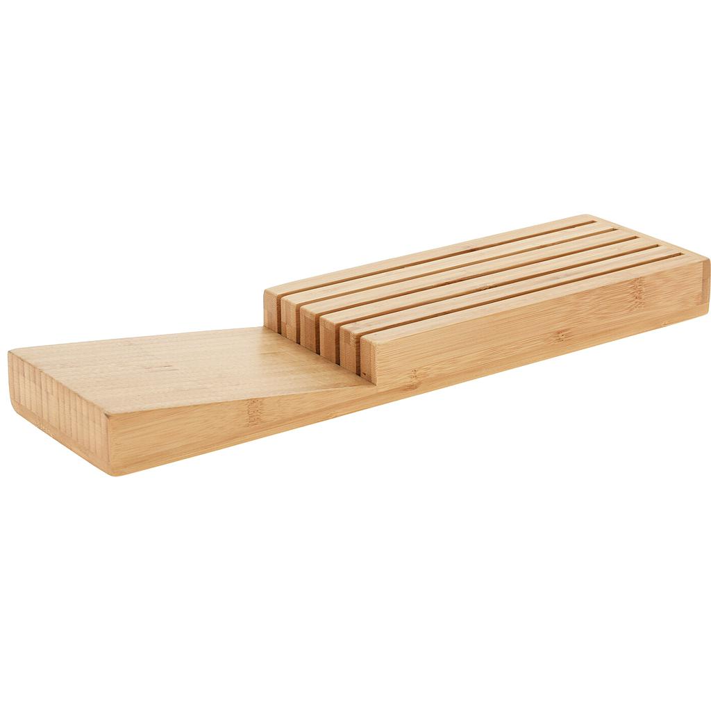 BLOQUE SOPORTE PARA 5 CUCHILLOS BAMBOO 784610270 (39 x 11 x 3.5cm)