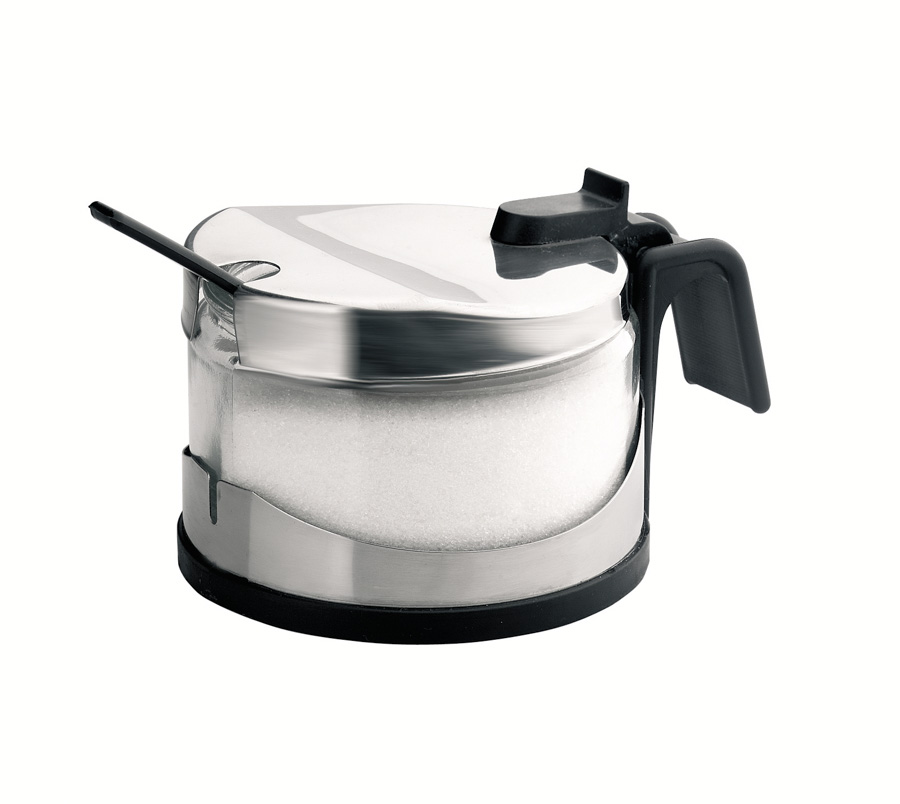 AZUCARERA CON CUCHARILLA ACERO INOX. IB 768800 (0.2lt)