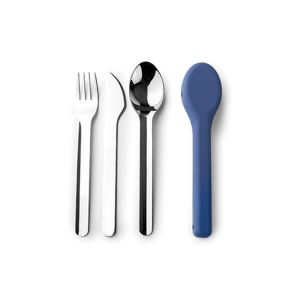 SET CUBIERTOS GO CON FUNDA SILICONA IB 668100 (19cm)