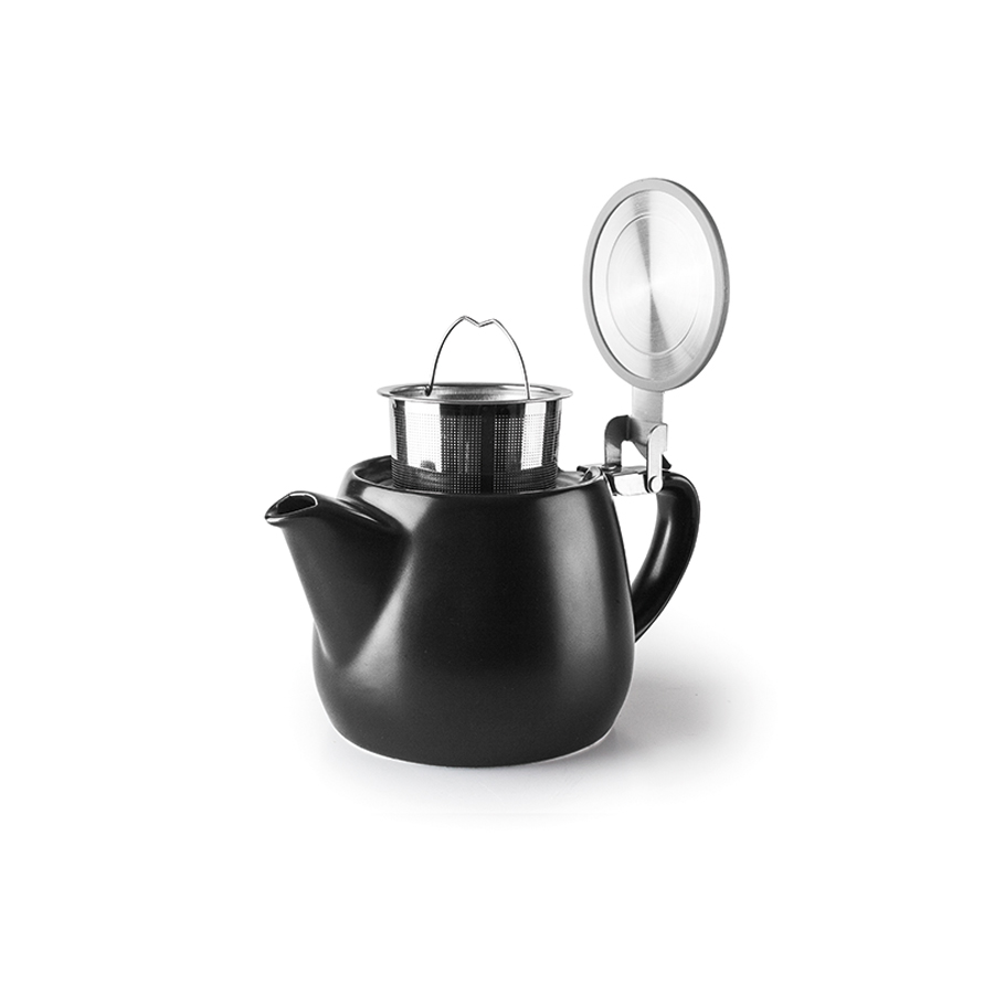 TETERA LUXOR BLACK CON FILTRO IB 668200B (16.9 x 11 x 9cm / 540ml)