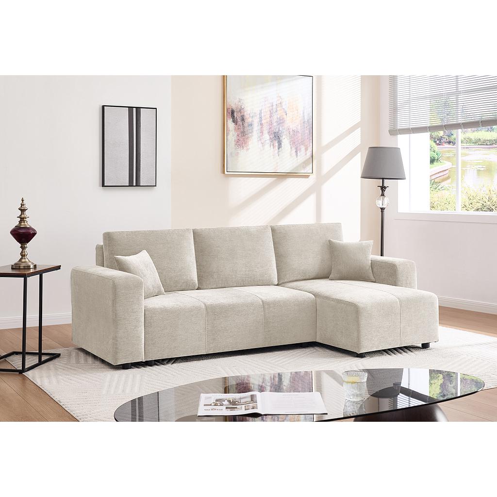 SOFA CAMA BRAGA BEIGE MLM-110326-8 (243 x 142 x 85cm)