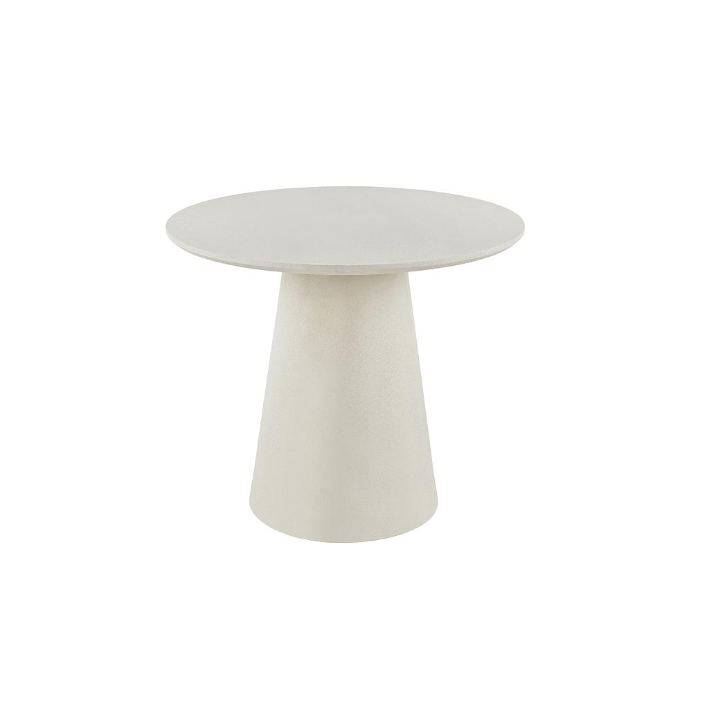 MESA DE  COMEDOR REDONDA MICROCEMENTO GRIS MDT572B (90 x 76cm)