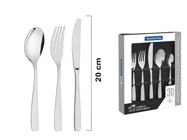 SET CUBIERTOS COSMO 30PZS 701537 / 66950/586