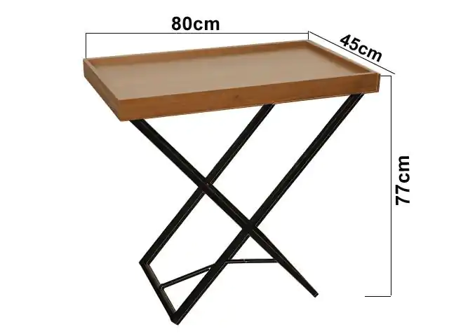 MESA AUXILIAR RECTANGULAR 985886 / ES27407 (45 x 80 x 77cm)