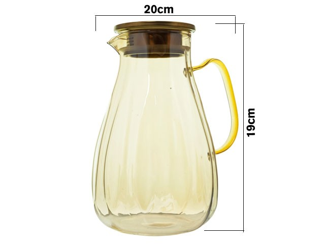 JARRA DE VIDRIO BOROSILICATO 242530 / HBE1800 (1.8lt)