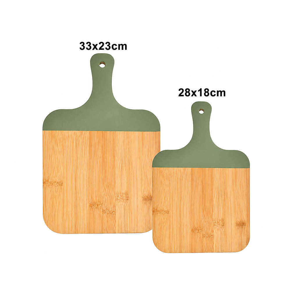SET TABLA DE CORTE BAMBOO 2PZS 551818 / KT190146A (33 x 23cm / 28 x 18cm)