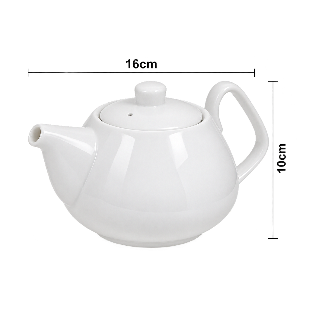 TETERA PORCELANA BLANCO 721786 / HW092 (16 x 10cm)