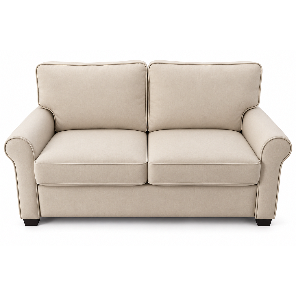 SOFA CAMA MURCIA UNA PLAZA TEXTIL BEIGE HFT-002BE (72 x 142 x 86cm)
