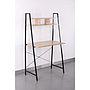 ESCRITORIO CON ESTANTE INDUSTRIAL COLOR NEGRO XXZ8444A (142 x 84 x 46cm)