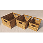 CESTA DE CUERDAS RECTANGULAR MEDIANA GHNB183MD (35 x 24 x 18cm)