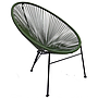 SILLA ACAPULCO VERDE OLIVA D0601G (73 x 85 x 83cm)