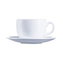SET TAZAS C/PLATO DIWALI BLANCO 6PZS D8222 (220ml)