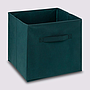 CAJA CONTENEDORA TEXTIL PETROLEO 130060E (31 x 31cm)