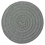 INDIVIDUAL REDONDO TRENZADO GRIS 188952C (38cm)