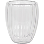 VASO DOBLE VIDRIO LINEAS IC1237-03 (380ml / 13.5cm)