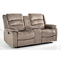 SILLON RECLINER DOBLE WATERLOO ELECTRICO MARRÓN 106.1032