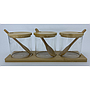 SET CONTENEDORES MULTIUSO VIDRIO CON TAPA Y CUCHARA MADERA 10PZS 4HM37-10