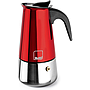CAFETERA EXPRESS INOX MOCA ROSSO 10 TAZAS IB 629710