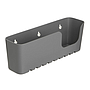 ORGANIZADOR CESTILLO CON VENTOSAS GRIS 4520200 (30 x 8.5 x 11cm)