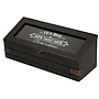 CAJA PARA SOBRES DE TE NEGRO 3 ESPACIOS HZ1930900 (24 x 9 x 9cm)