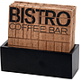 SET PORTAVASOS CON CONTENEDOR BISTRO HZ1940090 (11.5 x 4.5 x 10cm)