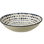 PLATO HONDO DISEÑO BOLITAS AZULES Q96000810A (20cm)
