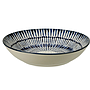 PLATO HONDO DISEÑO PALITOS AZULES Q96000810C (20cm)
