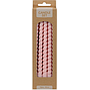 SET VELAS TWISTES ROSADO 10PZS S37700120B (20cm)
