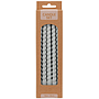 SET VELAS TWISTES GRIS 10PZS S37700120C (20cm)