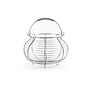CESTA PARA HUEVOS ACERO CROMADO 684700 (13 x 19.5cm)