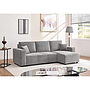 SOFA CAMA BRAGA GRIS CLARO CON 2 COJINES MLM-110326-03  (243 x 142 x 85cm)