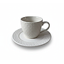 SET TAZA C/PLATO CERAMICA 12PZS 784502 / ES28307 (8.7 x 7.7cm)